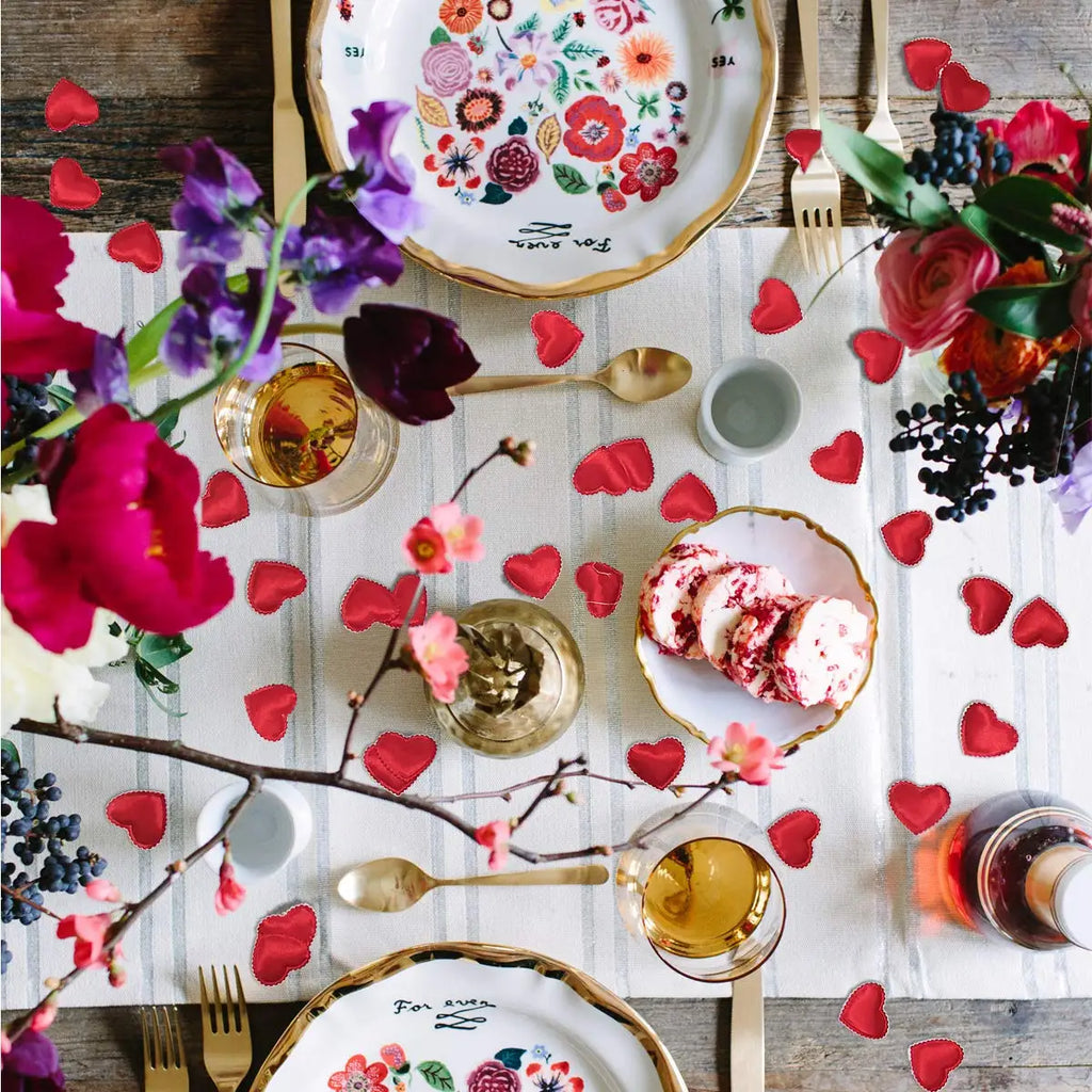 ❤️ 200pc Padded Fabric Love Hearts