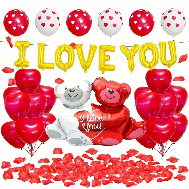 🎈 36pc I LOVE YOU Balloon Set