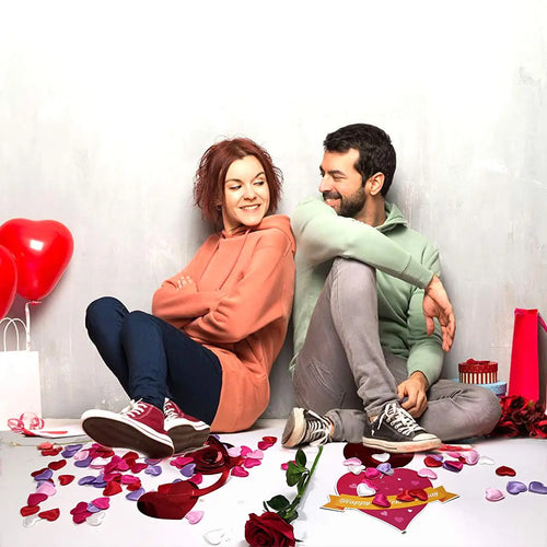 ❤️ 200pc Padded Fabric Love Hearts